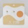 Emall earrings “What was before” chicken and egg, colored in gold