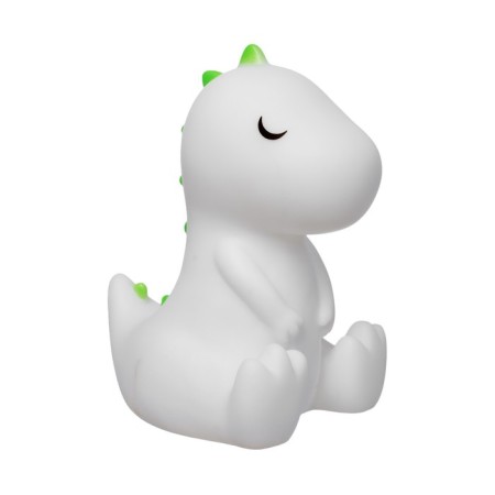 Night Dinosaurus LED from batteries white-green 12x10x14 cm-9