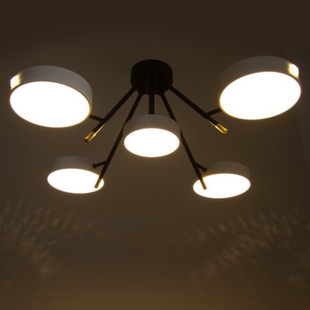 Luga "Lag" 5XLED 120W 3000-6000K black and white 81x81x30 cm Bayerlux-3