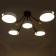 Luga "Lag" 5XLED 120W 3000-6000K black and white 81x81x30 cm Bayerlux