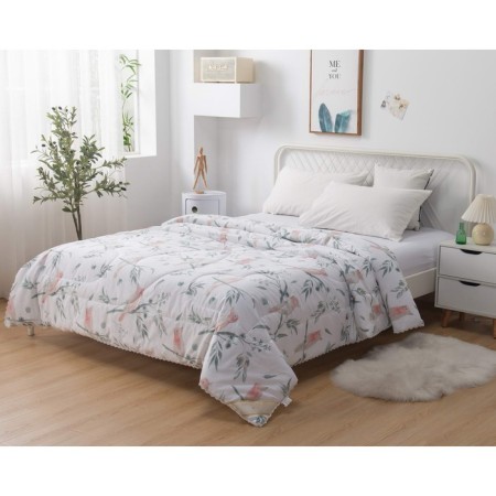 Layma blanket, size 160x220 cm, green color-1
