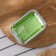 A container with a plastic lid, glass, 350 ml