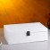 Gift box 34 × 21.5 × 10.5 cm wooden 3 departments, with a closing lid, a white brush