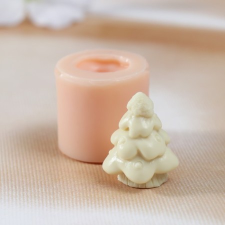 Mold Silicon "Snezhnoye Christmas tree" 2.4x2.4x3 cm-1
