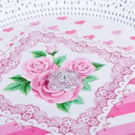 A dish for a cake and cakes with a lid "Bant", d = 18.5 cm, color mix-5