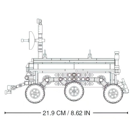 Designer Luno Road Sluban Mesano, on the radio control, 372 parts, 6+-1