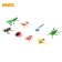 Animal set "insects", 8 figures, mix
