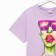 Women's T-shirt Minaku "Girl" Lilac color, rr 46