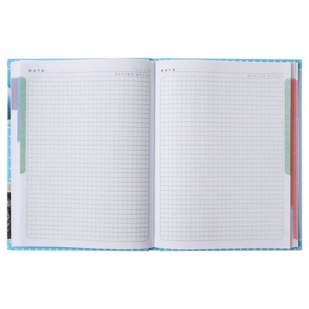Business block A5, 80 sheets, in the cage "Fluffy Muzzles", solid cover, 5-color block, block 65g/m2-2
