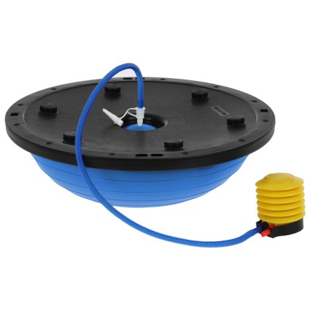 Half -sphere bosu gymnastic, with a pump, 55x25 cm, blue color-22