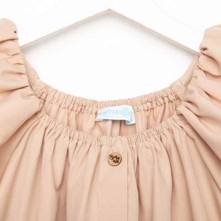 Платье для девочки KAFTAN "Cute", размер 30 (98-104), цвет бежевый-9