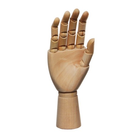 Model wooden hand children's right 18cm-1