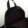 Women's backpack on lightning, black color