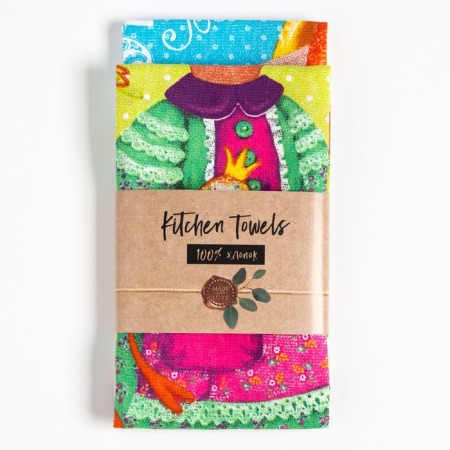 A set of kitchen towels of the “Light Easter” of 35x60cm-2 pcs-4