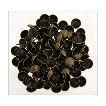 Tundra nails, decorative, 19x22 mm, bronze, 200 pcs-4