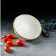 Porcelain shares of Organic Gold, 320 ml, D = 12.5 cm, white color