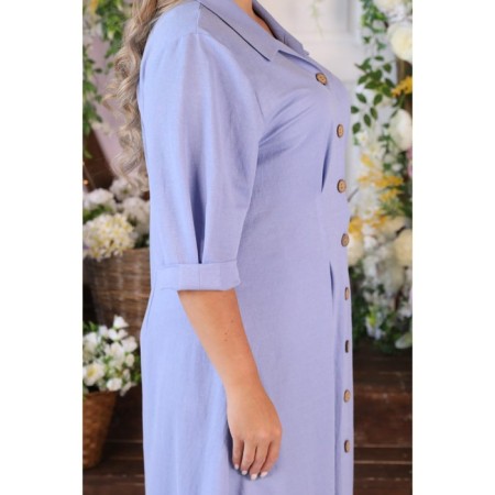 Women's dress, size 52, blue color-13