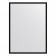 EvoForm mirror in the baguette frame, 20 mm, 56x76 cm, black color