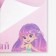 Set in a suitcase: a hairpin and a sheet block "Magic set for girls"