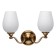 Sconces "Palermo", size 40x23x30 cm, 120W 2xe27 IP 20