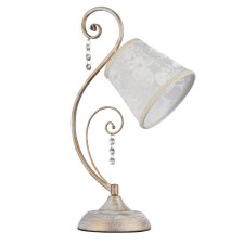 Freya FR2406-TL-01-WG Lorette, 150x273x454 mm desktop lamp, E14, 1x40W, white color with gold