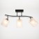 Chandelier 2773/3 E27 40W Black-chromium 52x20x15 cm Bayerlux