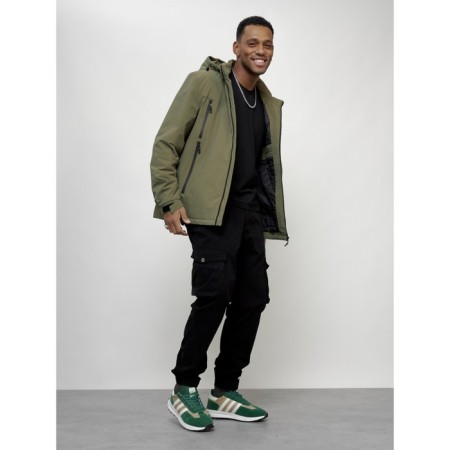 Male spring jacket, size 58, light green color-12