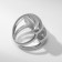 Ring Metal "Trend" drops, color silver, size 16