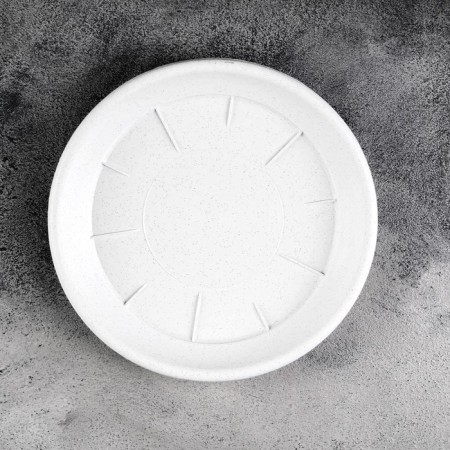 Patron for pot, d = 22 cm, plastic, color marble-1