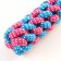 A wicker cable toy with a pen, 120 g, up to 31 cm, blue/pink