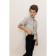 Surchachka upper for ISee boys, height 158-164 cm, color gray color