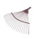 Robble fan, wire, 22 teeth, metal, tuleyka 30 mm, without cuttings, mix