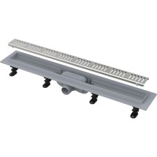 ALCAPAPLAST APZ10-950M drainage groove, with thresholds for a perforated lattice