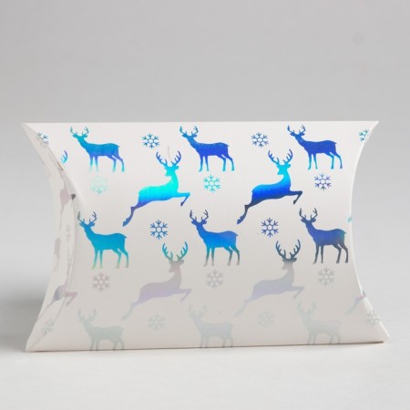 Gift towel in the box Solder and I, type 2, 30x60 cm, color gray-blue, 100% cotton, 320 g/m2-4