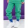 Baby trousers, height 110 cm, green color