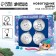 New Year's set for creativity. Christmas balls for coloring "New Year!", Set 4 pcs, d = 5.5 cm