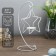 Summary Metal 1 Candle "Star on the arc" White 20.5x10x10 cm