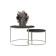 Tables Journal Loft DQ No. 2 Duae (set), D605 (475), H420 (320), f/n Black marble, m/c white 1
