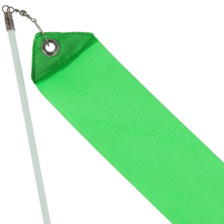 Ribbon for rhythmic gymnastics with a stick Grace dance, 4 m, green color-8