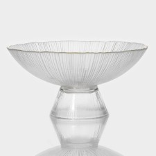 Vase made of glass for fruits 