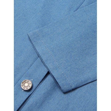 Платье для девочки MINAKU: Jeans collection, цвет голубой, рост 116 см-6