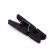 A set of clothespins for decor 50 pcs., Black - 2.5 cm