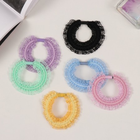 Hair elastic band "Mahrushka Sport" Galant Ryushi, 5.5 cm, mix-1