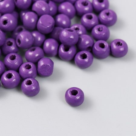 Beads for creativity tree "Violet" D-0.8 cm, set 20 grams