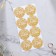 Invitation in the craft envelope for the wedding "Golden Sequins", 10 x 15 cm