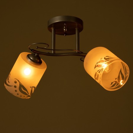 Chandelier 1082/2SL 40W E27 silver 46x15x24 cm Bayerlux-2