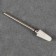 Ceramic milling cutter for manicure “Cones Rounded”, average cut, 6.5 × 14 mm, in a plastic case, white color