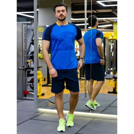Sports T -shirt men's ise, size 46, blue color-6