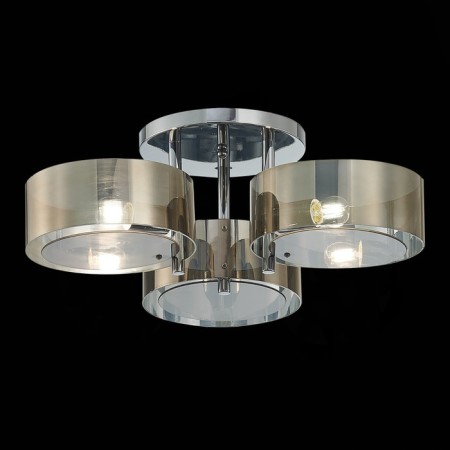 Ceiling EVOLUCE lamp. SL483.702.03. Foresta. 3x40 watts, E27, 60x60x20 cm, chromium color-1