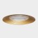 Black dining plate "Seville", d = 27 cm, gold color